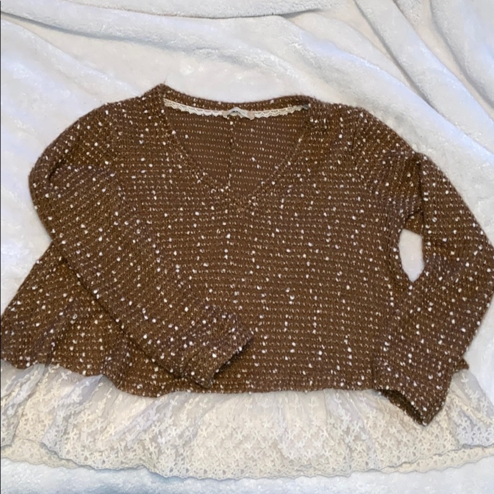 V-neck sweater